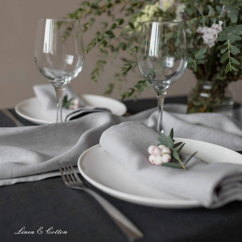 Linen & Cotton Hygge Tablecloth 100% Linen