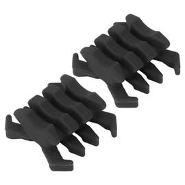 Bewinner Limbsaver Archery Link Damper, Limbsaver Split Vibration Stabilizer Damper, Split Limb Damping Rubber Archery Bow for Compound Bow Hunting Target Outdoor (Black)