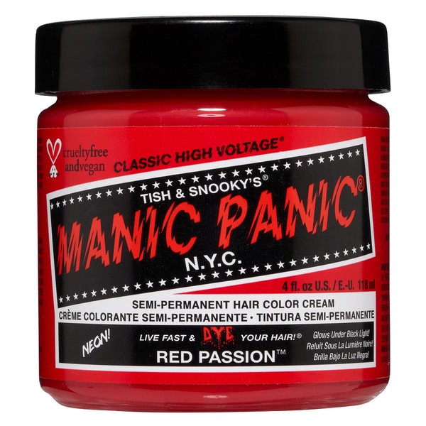 MANIC PANIC Red Passion Hair Dye – Classic High Voltage