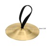 PATIKIL 1pc Finger Cymbal 2.08 Diameter Brass Copper Go Ruden