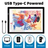 KIVOTAC A3 Tracing Light up Box,LED Light Pad Ultra-Thin USB