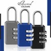 2 Pack Combination Padlock 3 Digits Keyless Coded Locks Resettable