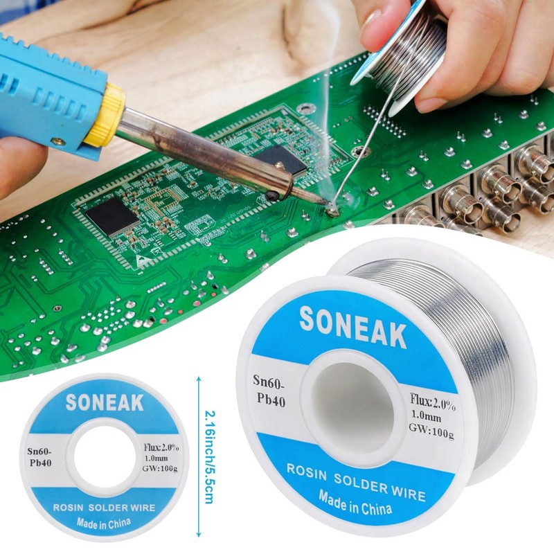 SONEAK 60/40 Tin Lead Solder With Rosin Core For Electrical