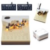 Hojalis 3D Calendar Tear Off 2025, 3D Calendar 2025, 3D