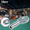 10 Pcs Gym Pulley Machine Cable Eyelet Terminal Interface Port,