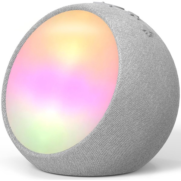 REACHER White Noise Sound Machine, Ambient Night Light for Sleep, 21 Soothing Vibrant Natural Sounds, Brown, Pink & White Noise Machine for Baby, Adults, Kids