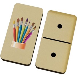 'Colourful Artist Brushes' Domino Set & Box (DM00041132)