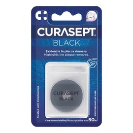 Curasept Floss Classico Cerato Nero Sezione Piatta 50 m