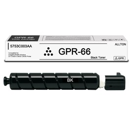 GPR-66 GPR66 Black Toner Cartridge Compatible 5753C003AA Black Toner Replacement for Canon imageRUNNER Advance DX C3926i DX C3930i DX C3935i Series Printer,1-Pack