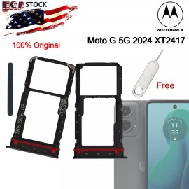 Motorola OEM For Motorola Moto G 5G 2024 XT2417 SIM Tray & microSD Card Holder Slot + PIN