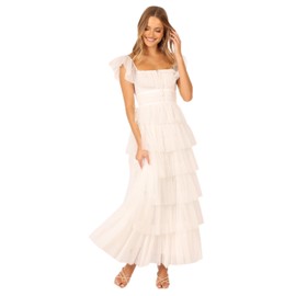 Petal & Pup Petal & Pup Women's Belle Maxi Dress, Off White
