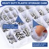 1200PCS Machine Screw Assortment Kit, JROUTH Phillips Pan Head #4-40#6-32#8-32#10-24