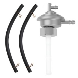 Fuel Tap Vacuum Scooter M16 x 1.5 with 2 Fuel Hoses Vacuum Pressure Controlled Universal Fuel Tap for Cpi Keeway Kymco Sym Gy6 139 mb Generic Baotian Benzhou Piaggio Aprilia Scooter