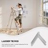 Housoutil 2PCS Aluminum Alloy Step Ladder Hinges, Easy Install Replacement