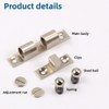 Solid Brass Cabinet Door Catch Double Ball Roller Catch Latch