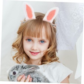 Minkissy Girls Bunny Hair Clips 2 Sets Kawaii Barrettes Rabbit Hairpin Dance Accessories