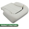 GRAND ORANGE Driver Side Bottom Seat Foam Cushion Compatible with
