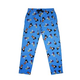 Dragon Ball Z Super Saiyan Heroes AOP Men's Light Blue Sleep Pajama Pants-XL