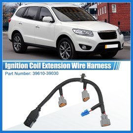 VekAuto Ignition Coil Wire Harness for Hyundai Santa Fe XG300 XG350 for Kia Amanti 3.5L 04-06 39610-39030 Ignition Coil Extension Wire Harness Ignition Coil Pigtail Connector End Auto Part
