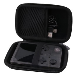 WERJIA Hard Carrying Case Compatible with RG40XX V Handheld Game Console RG 40XXV,Analogue Pocket Handheld Game Console (Case Only) (black)