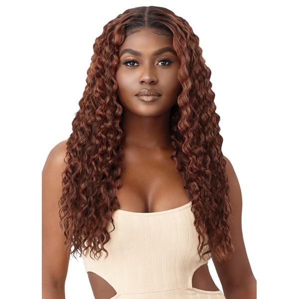 Outre - Lace Front Deluxe Wig - SECORA (DRFF2/GINGER BROWN)