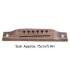 Acoustic Guitar Bridge Rosewood Pre Drilled Precisely Cut Folk Guitar