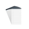 TRU RED Notepads, 8.5 x 14-Inch , Wide Ruled, White,