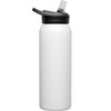 CamelBak eddy+ Vacuum Stainless Insulated Water Bottle, 32 oz, White