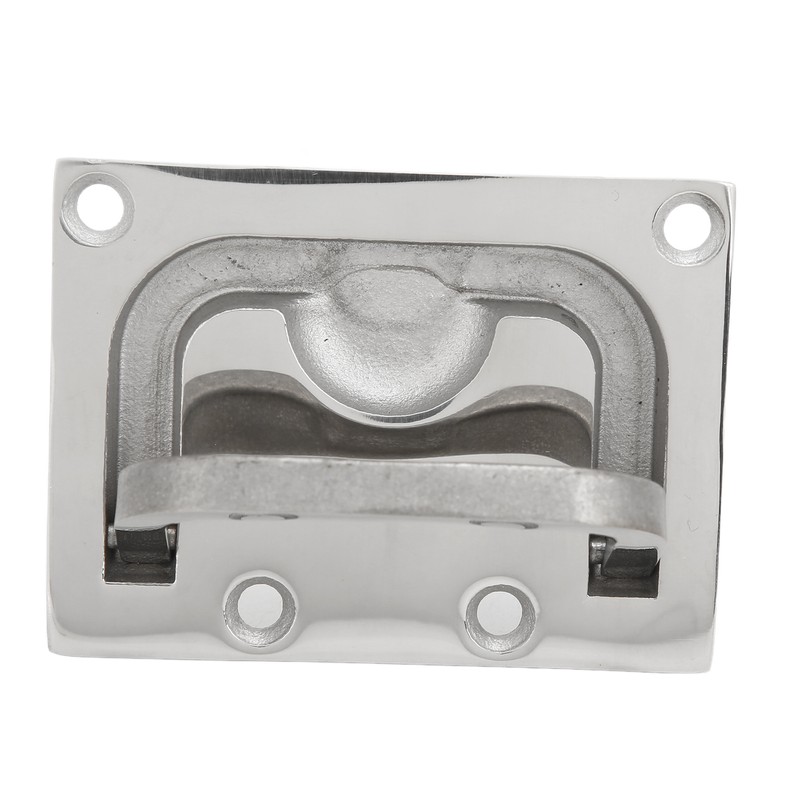 76mm Flush Pull Handle Square 316 Stainless Steel Polishing Lifting