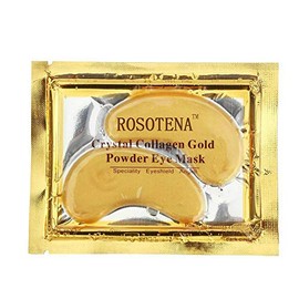 Parches para Ojos-Máscaras de colágeno de 24 K en polvo de oro, antienvejecimiento, elimina bolsas, antiarrugas
