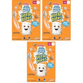 Generic Kelloggs.Frosted Mini Wheats Cereal - Little Bites - Kids Cereal - Original - Whole Grain Breakfast Cereal - 14.8 Oz Box - Pack of 3