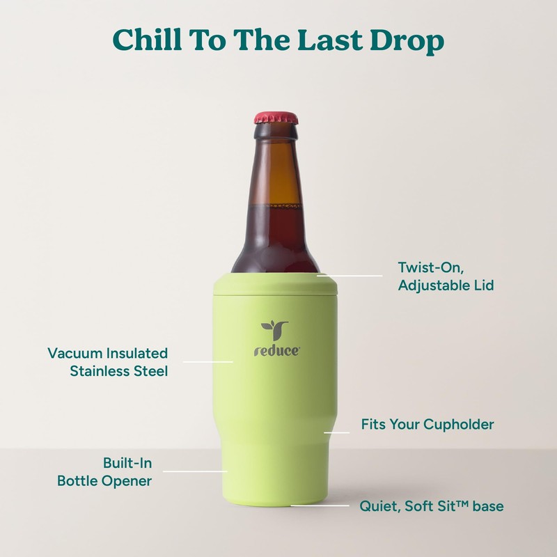 Reduce 4-in-1 Drink Cooler - Versatile Can & Bottle Holder