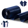 FAKILO Dark Blue Satin Ribbon 10 cm x 20 m