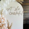 CANTLY Isn't She Onederful First Birthday Party Theme Backdrop Sticker