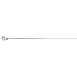 Sterling Silver 0.90mm 22" Diamond Cut Round Snake Rhodium Plated Chain