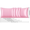 NTBAY 2 Pack Satin King Pillowcases for Hair and Skin,