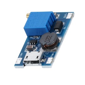 AZ-Delivery 2A DC-DC Boost Step-Up Converter, MicroUSB - Universal Voltage Regulator, 2V-24V to 5V-28V, for MT3608 - Ideal Voltage Converter and Voltage Stabiliser for a Wide Range of Applications