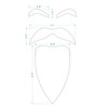 Party Chili Kame Sennin Master Roshi Costume White Beard Mustache