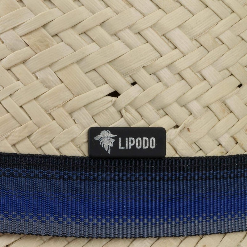Lipodo Diamond Crown Straw Hat Women/Men - Porkpie Made in