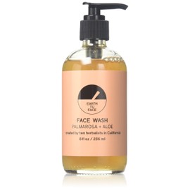 Earth Tu Face Organic Palmarosa + Aloe Face Wash