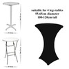 Spandex Poseur Table stretch Cover Cocktail Tablecloth Ø 60 cm