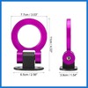 VekAuto 2 Set Universal Purple Ring Shaped Car Tow Hook