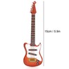 5.9in Mini Guitar Model Delicate Miniature Musical Instrument Guitar Model