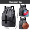 Hoedia Sports Drawstring Backpack - String Swim Gym Bag with
