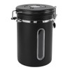 Coffee Canister 1800ml 304 Stainless Steel Window Design One Way