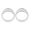 motosikleta 4.5 inch Fog Light Trim Rings Visor Style Auxiliary