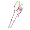 2 Player Badminton Racquets Adults Lightweight Carbon Fiber Rackets with