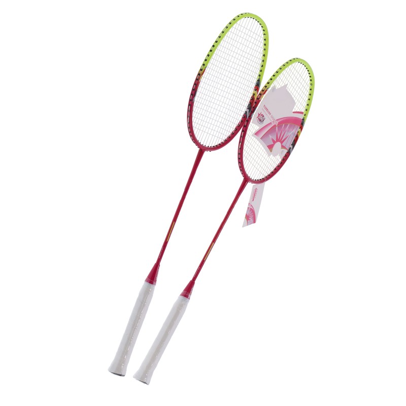 2 Player Badminton Racquets Adults Lightweight Carbon Fiber Rackets with