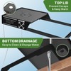 GOZILLA Aquatic Turtle Tank Kit+Lamp+Filter, Upgrade PC Turtle Tank Starter