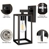SHINE HAI Dusk to Dawn Outdoor Wall Lantern, Exterior Wall